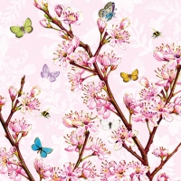 Servietten 25x25 cm - Blossom Rose