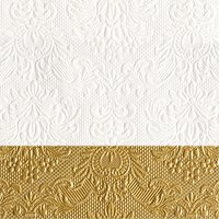 Servietten 25x25 cm - Elegance Dip Gold