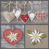 Servietten 33x33 cm - Edelweiss Decorations