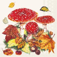 Servietten 33x33 cm - Fly Agaric