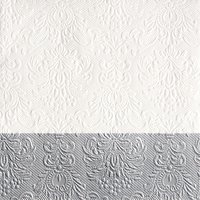 Servietten 33x33 cm - Elegance Dip Silver