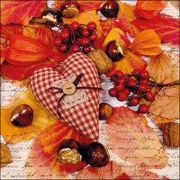 Servietten 33x33 cm - Autumn Heart