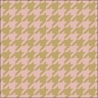 Servietten 33x33 cm - Pied-de-Poule Gold/Terracotta Servietten 33x33 cm - Pied-de-Poule Gold/Terracotta