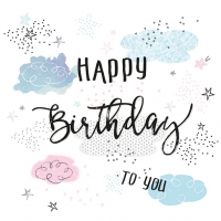 Servietten 33x33 cm - Congrats