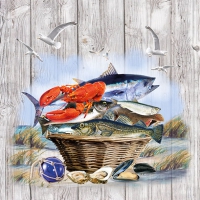 Servietten 33x33 cm - Catch Of The Day Servietten 33x33 cm - Catch Of The Day