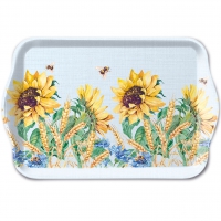 Tablett - Sunflower And Wheat Blue Tablett - Sunflower And Wheat Blue