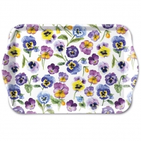 Tablett - Pansy All Over Tablett - Pansy All Over