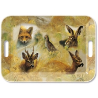 Tablett - Wild Animals Collage Tablett - Wild Animals Collage