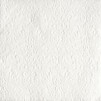 Servietten 40x40 cm - Elegance White