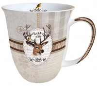 Porzellan-Tasse - Wild Deer