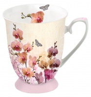Porzellan-Tasse - Orchids Orient