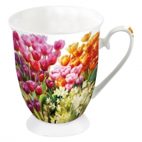 Porzellan-Tasse - Tulips