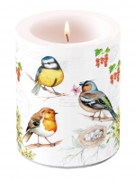 Dekorkerze - Birds On Twig Dekorkerze - Birds On Twig