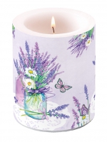 Dekorkerze - Lavender Jar Lilac Dekorkerze - Lavender Jar Lilac