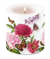 Dekorkerze klein - Peonien White Dekorkerze klein - Peonien White