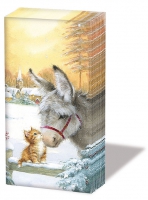 Taschentücher - Donkey And Kitten Taschentücher - Donkey And Kitten