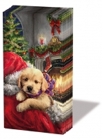 Taschentücher - Puppy At Fire Taschentücher - Puppy At Fire