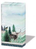 Taschentücher - Deer Winterscene Taschentücher - Deer Winterscene
