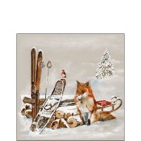 Servietten 25x25 cm - Fox And Bird Servietten 25x25 cm - Fox And Bird