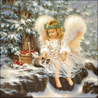 Servietten 33x33 cm - Little Angel
