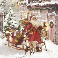 Servietten 33x33 cm - Christmas Visit