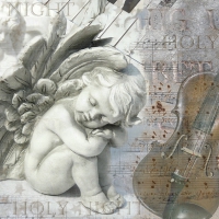 Servietten 33x33 cm - Silent Night