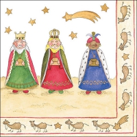 Servietten 33x33 cm - Three Wise Kings