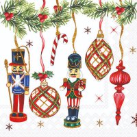 Servietten 33x33 cm - Nutcrackers Decoration