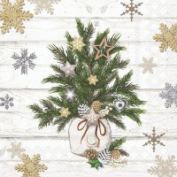 Servietten 33x33 cm - Decorated Branches