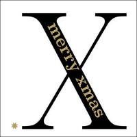 Servietten 33x33 cm - Big X Black