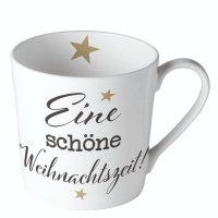 Porzellan-Tasse - Weihnachtszeit