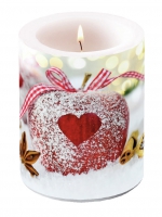 Dekorkerze - Heart On Apple