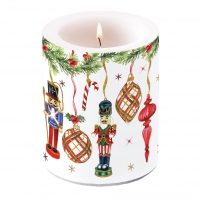 Dekorkerze - Nutcrackers Decoration