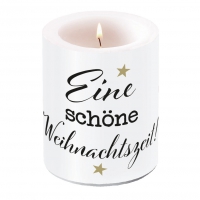 Dekorkerze - Weihnachtszeit