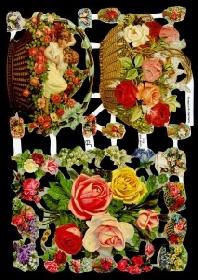 Glanzbilder - Blumenkorb-und Strauß Glanzbilder - Blumenkorb-und Strauß