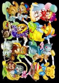 Glanzbilder - menschliche Tiere Glanzbilder - menschliche Tiere