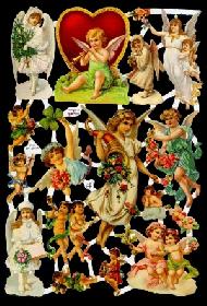 Glanzbilder - verschiedene Engel Glanzbilder - verschiedene Engel