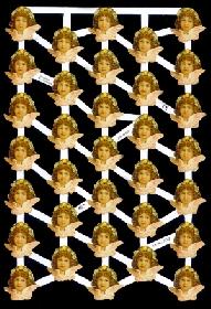 Glanzbilder - 33 Engelköpfe Glanzbilder - 33 Engelköpfe