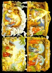 Glanzbilder - drei mal die Krippe Glanzbilder - drei mal die Krippe