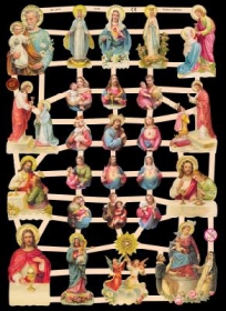 Glanzbilder mit Gold-Glimmer - Verschiedene Jesusbilder Glanzbilder mit Gold-Glimmer - Verschiedene Jesusbilder