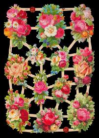 Glanzbilder - helle Rosen Glanzbilder - helle Rosen