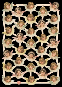 Glanzbilder - 33 Engelköpfe Glanzbilder - 33 Engelköpfe