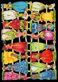 Glanzbilder - 16 Blumenkinder Glanzbilder - 16 Blumenkinder