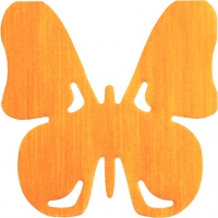 Gestanzte Servietten - Butterfly orange Gestanzte Servietten - Butterfly orange