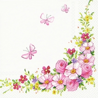 Servietten 25x25 cm - Cute Flowers