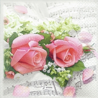 Servietten 33x33 cm - Flower Symphony