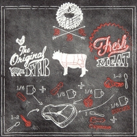 Servietten 33x33 cm - Dry Rub