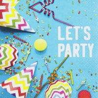 Servietten 33x33 cm - Let`s Party Servietten 33x33 cm - Let`s Party