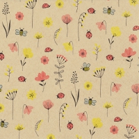 Servietten 33x33 cm - Ladybugs and Bees Servietten 33x33 cm - Ladybugs and Bees