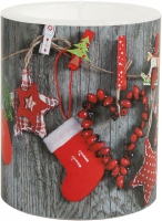 Dekorkerze - Xmas Garland